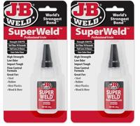 J-B Weld 33120UK SuperWeld 20g Bottle (Pack of 2)