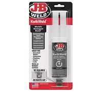 J-B Weld 50176 KwikWeld Steel Reinforced Epoxy Syringe - Dries Dark Grey - 25 ml by J-B Weld