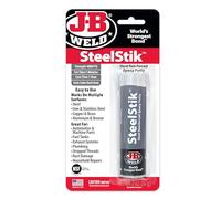 J-B Weld 8267UK SteelStik Epoxy Putty, dark grey | Hand-Mixable Steel-Reinforced Epoxy Putty for Fast Metal Repairs on Steel, Aluminum, Copper, Brass and PVC