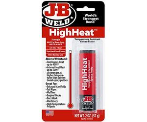 J-B Weld 8297 HighHeat 500 Degree Epoxy Putty - 2 oz by J-B Weld