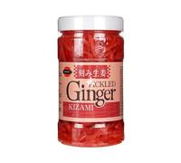 J-Basket Pickled Ginger Kizami (Pink) 340g (Pack of 1)