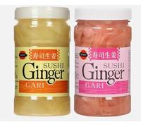 J-Basket Pink & White Sushi Ginger 340g (Pack of 2)