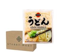 J-Basket Udon Noodles Japanese Style Noodle for Stir Fry or Noodle Soup 200g (Pack of 12)