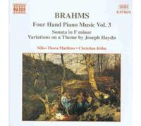 J. Brahms - Four Hand Piano Music 3 [New CD]