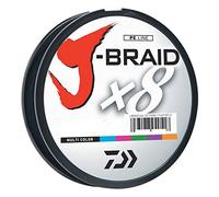 J-BRAIDX8, 500YD Filler Spool, Multi-Color, Mono Dia.= 16lb.