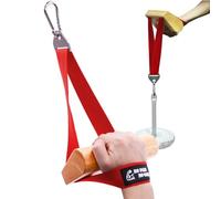 J Bryant Arm Wrestling Strength Handle - Ergonomic Wooden Grip Trainer for Forearm & Wrist, Works with Cable Machines