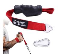 J Bryant Ergonomic Arm Wrestling Handle for Cable Machines - TPE Handle, Left/Right Hand Compatible, Suitable for Cable Machines for Wrist & Forearm Training