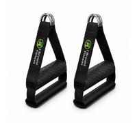 J Bryant Lateral Raise Handle, TPE Grip with Double D-Rings, Pair