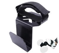 J Bryant Single-Leg Dumbbell Tib Trainer for Tibialis Raises, Tib Bar Alternative for Home Gym, Secure Narrow Slot Holds Most Dumbbells, Adjustable Foot Strap with Neoprene Padding