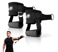 J Bryant Wrist Cuffs for Gym Cable Attachment with Quick-Slip Handle