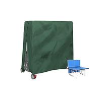 J&C Table Tennis Cover, 420D Ping Pong Table Cover Waterproof, Outdoor Table Tennis Covers, Heavy Duty Ping Pong Table Cover for Outside (Green)