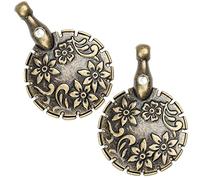 J.CARP 2Pcs Yarn Cutter Pendants, Bronze Metal Thread Cutter Pendant for DIY Sewing Tools