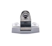 J Clarke Marine Standard range bimini fittings, end plugs, deck hinge and slide clamps (Standard deck hinge)