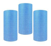 J Cloths, 3 Rolls Disposable Cleaning Cloths, Reusable J Cloth, Washable Cleaning Cloths, Kitchen Towels Cloths, Multi-Purpose Jay Cloths, Blue Cloths,Total 150Pcs