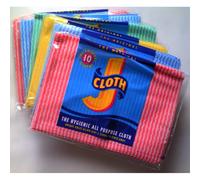 J Cloths Assorted Colours - 6 x 10's