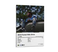 J. Cole - 2014 Forest Hills Drive - Album Art Poster - Home Decor - Wall Art - Tracklist - Unframed Poster Decorative Painting Canvas Wall Posters And Art Picture Print Modern Family Bedroom Decor Pos