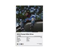 J. Cole - 2014 Forest Hills Drive - Album Art Poster - Home Decor - Wall Art - Tracklist - Unframed Poster Decorative Painting Canvas Wall Posters And Art Picture Print Modern Family Bedroom Decor Pos