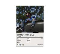 J. Cole - 2014 Forest Hills Drive - Album Art Poster - Home Decor - Wall Art - Tracklist - Unframed Poster Decorative Painting Canvas Wall Posters And Art Picture Print Modern Family Bedroom Decor Pos