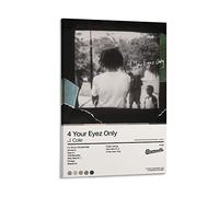 J. Cole - 4 Your Eyez Only - Album Art Poster - Home Decor - Wall Art - Tracklist - Unframed Poster Decorative Painting Canvas Wall Posters And Art Picture Print Modern Family Bedroom Decor Posters 08