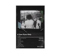 J Cole-4 Your Eyez Only - Music Album Poster Canvas Poster Wall Art Decor Print Picture Paintings for Living Room Bedroom Decoration Unframe-style 08x12inch(20x30cm)