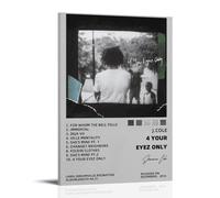 J.COLE-4 YOUR EYEZ ONLY Poster Romantic Moive Canvas Wall Art Printing For Wall Decor08x12inch(20x30cm) Frame-style