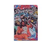 J Cole Magazine Collage Print Album Cover Signed Limited , Music Album Cover ,Pop Hip Hop Rap Singer Star Music Poster Aesthetic Canvas Wall Art for Girl And Boy Teens Dorm Decor 16x24inch(40x60cm) Un
