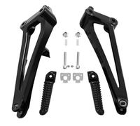 J Compatible With For YZF-R1 2009 2010 2011 2012 2013 2014 Motorcycle Upgrade Modified Parts Rear Passenger Footrest Foot Peg Bracket Set(Black)