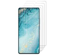 J&D Compatible for Xiaomi Redmi Note 13 5G Screen Protector (4-Pack), Not Full Coverage, HD Clear Protective Film Shield Screen Protector for Xiaomi Redmi Note 13 4G Crystal Clear Film