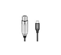 J&D USB C to XLR Microphone Audio Cable, Braided USB