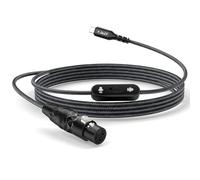 J&D USB C to XLR Microphone Cable, 2 in 1 Audio Cord with Switch Button, Supports Audio Recording and Playback, Compatible with iPhone 15 Series, XLR Female Connector, 2 m