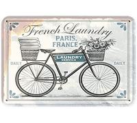 J.DXHYA Tin Poster Metal Sign French Laundry Service S,Laundry Room Decor Laundry Farmhouse 8x12inches Wall Plaque Retro Vintage Signs