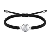 J.Endéar Handmade Luck String Bracelet, Initial Letter I Bracelet for Women Gift, 925 Sterling Silver Bracelet Girl, Braided Filigree Jewelry Adjustable