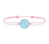 J.Endéar womens+clearance+sale,prime+deals+today+clearance, Ladies Anklet Wave 925 Sterling Silver Cord Pink Adjustable Waterproof Footchain Surfer Women Beach Ankle Bracelet Girl Gift