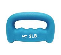 J/FIT JFIT Neoprene D-Grip Dumbbell Weight, 2LB, 2 Pound