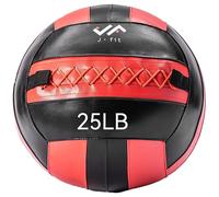 j/fit Medicine Ball, Red/Black, 25-Pound
