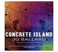 J. G. Ballard Concrete Island Paperback Book J. G. Ballard Multicolor