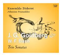 Ensemble Diderot & Johannes Pramsohler – J.G. Goldberg & W.F. Bach: Trio Sonatas – Audax