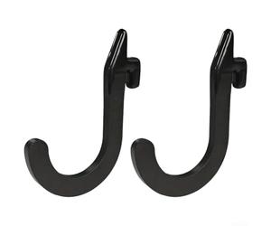 J Hook for Home Gym For Power Rack Squat Stand and Bench Press Cage Compatible with Standard 16 20 25mm Round Mounting Holes (6pcs)