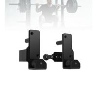 J-Hooks for 3" x 3" Power Rack, J-Cup Hooks with HDPE Protection - Power Rack Attachments Barbell Holder for Strength Training,Set of 2