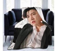 J-Hope Blanket Soft Fleece Lightweight Blanket for Bed, Couch, Chair, Sofa 4 Sizes