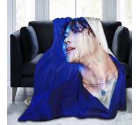 J-Hope Blanket Soft Fleece Lightweight Blanket for Bed, Couch, Chair, Sofa 4 Sizes
