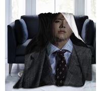 J-Hope Blanket Soft Fleece Lightweight Blanket for Bed, Couch, Chair, Sofa 4 Sizes