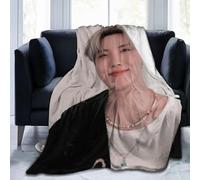 J-Hope Blanket Soft Fleece Lightweight Blanket for Bed, Couch, Chair, Sofa 4 Sizes