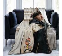 J-Hope Blanket Soft Fleece Lightweight Blanket for Bed, Couch, Chair, Sofa 4 Sizes