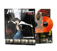 j-hope - j-hope - HOPE ON THE STREET VOL.1 LP Out Sleeve + Inner Sleeve + Photo Card + Paper Kiyring + Film Photo + Lyric Card + 2 Extra Photocards