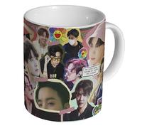 J-Hope Jung Hoseok BTS Korean Pop Star - Ceramic Coffee & Tea Mug 11oz - Durable Glossy White Cup - Pop Hip Hop Aesthetic