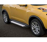 J&J AUTOMOTIVE | Basic Aluminium Side Skirts with ABE for Juke 4WD 2010-16, Kit of 2 pieces (Left and Right), Mounting Material Included
