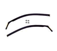 J&J AUTOMOTIVE | Heko Wind Deflectors Compatible with Berlingo 2008-2018, 2-Piece Set, Aerodynamic, Easy Installation