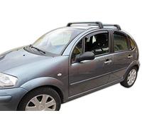 J&J AUTOMOTIVE | Heko Wind Deflectors Compatible with C3 2002-2009, Set of 4 pcs, Aerodynamic, Easy Installation