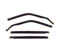 J&J AUTOMOTIVE | Heko Wind Deflectors Compatible with Leon ST 3 5-Door Hatchback 2012-2020, Set of 4, Aerodynamic